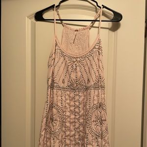 Free People Pink dress with Sequins
